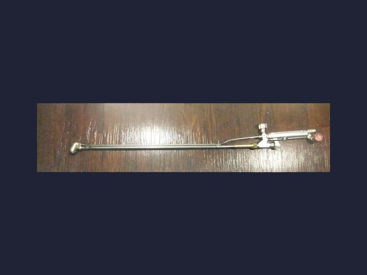 解体専用【ロングガスバーナー　全長850】112度　千代田精機　A切　LP 解体専用【ロングガスバーナー 全長850】112度 千代田精機 A切 LP