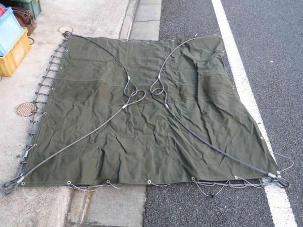 解体 荷揚げ ワイヤーもっこ モッコ 2,000×2,000 ヘビ口 業務用 | 藤井商店